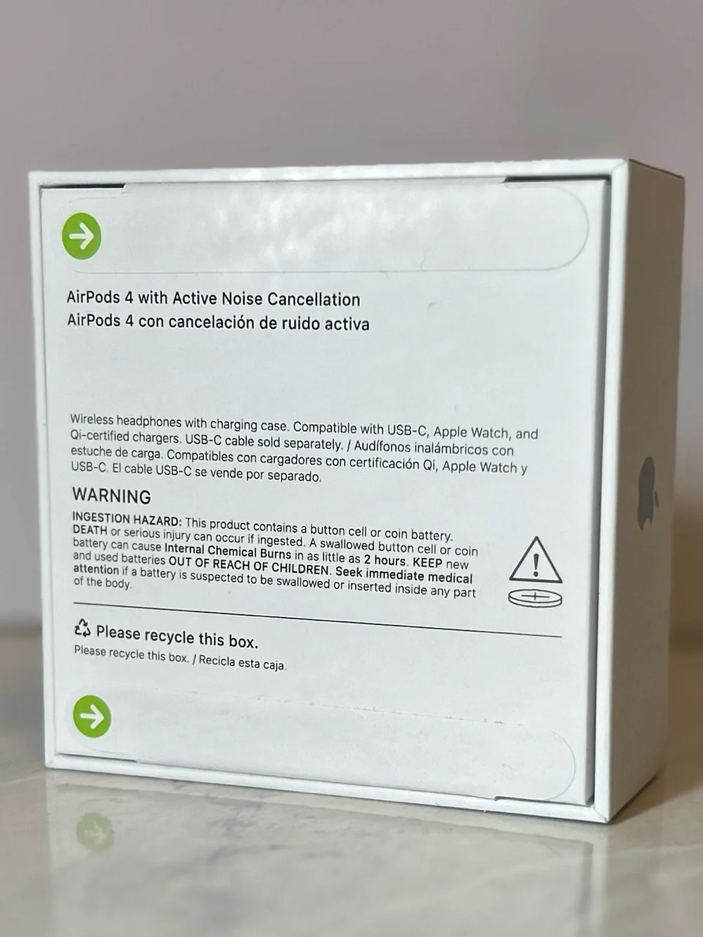 Apple AirPods 4 with Active Noise Cancellation White with 😬 engraved - Sealed!